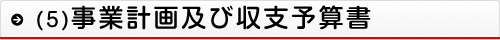 (5)事業計画及び収支予算書